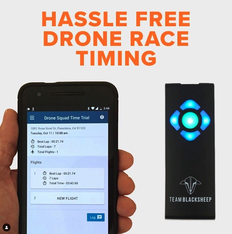 TBS Racetracker Bluetooth Race Timer and Drone Squad App