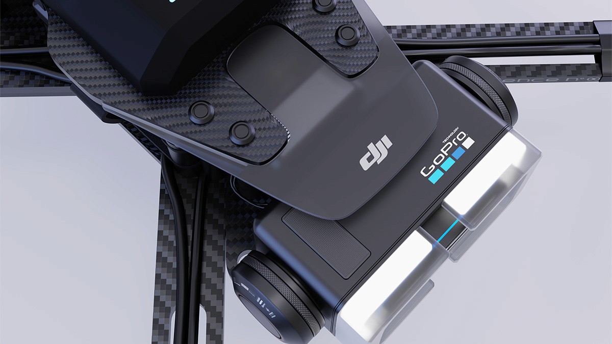 dji drone fpv concept robotic product industrial designer rouv design studio mechanical enginnering camera gopro vision cedric rouvroy