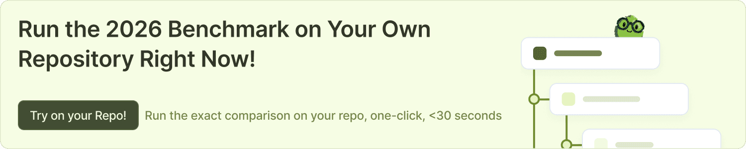 Run the 2026 Benchmark on Your Own Repository Right Now — Connect & Run Now