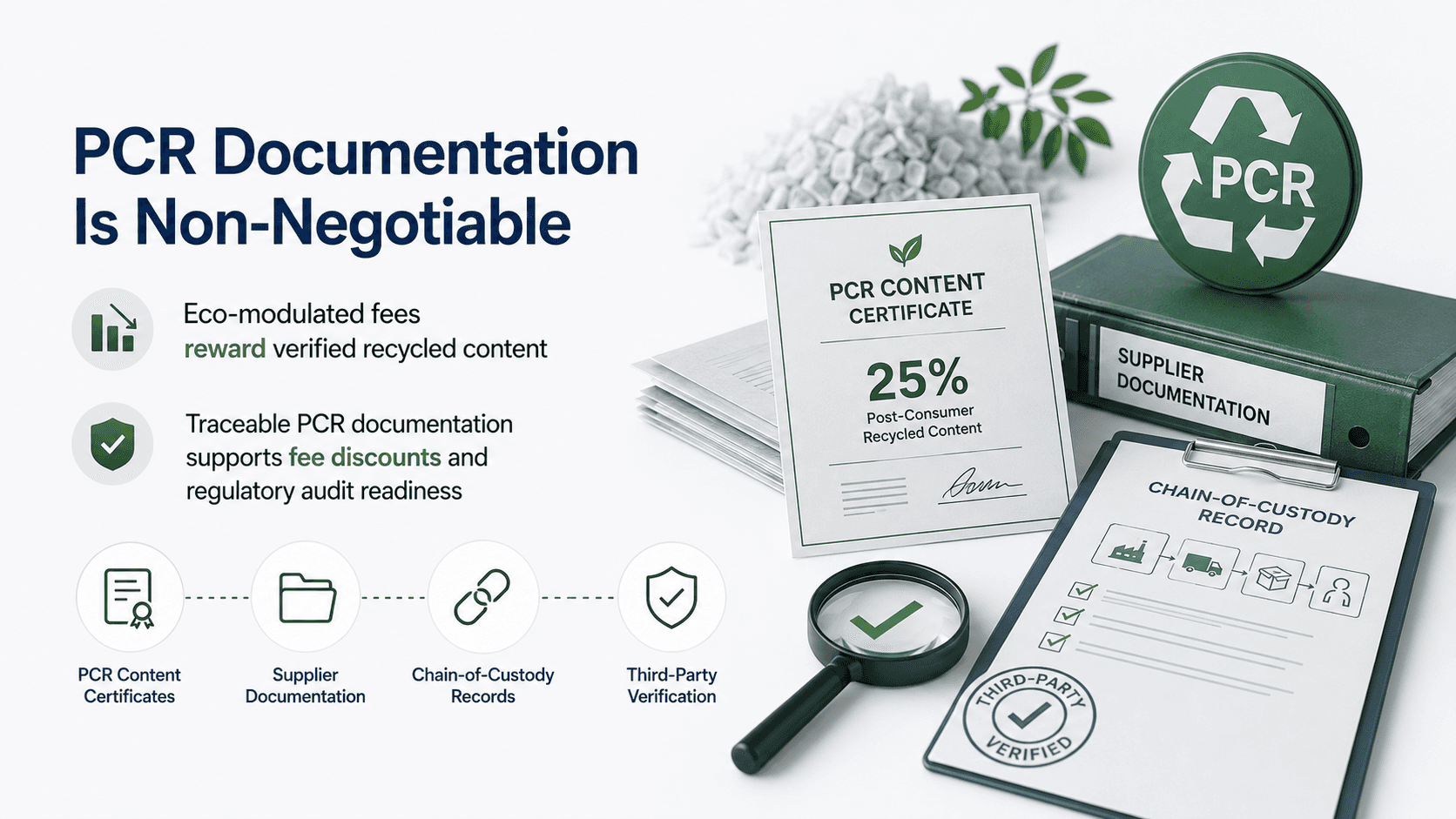 "PCR Documentation Is Non-Negotiable" infographic