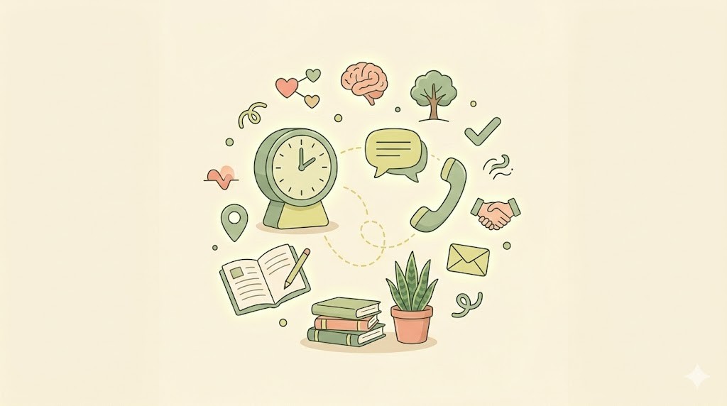 Contact Information Concept Illustration Image