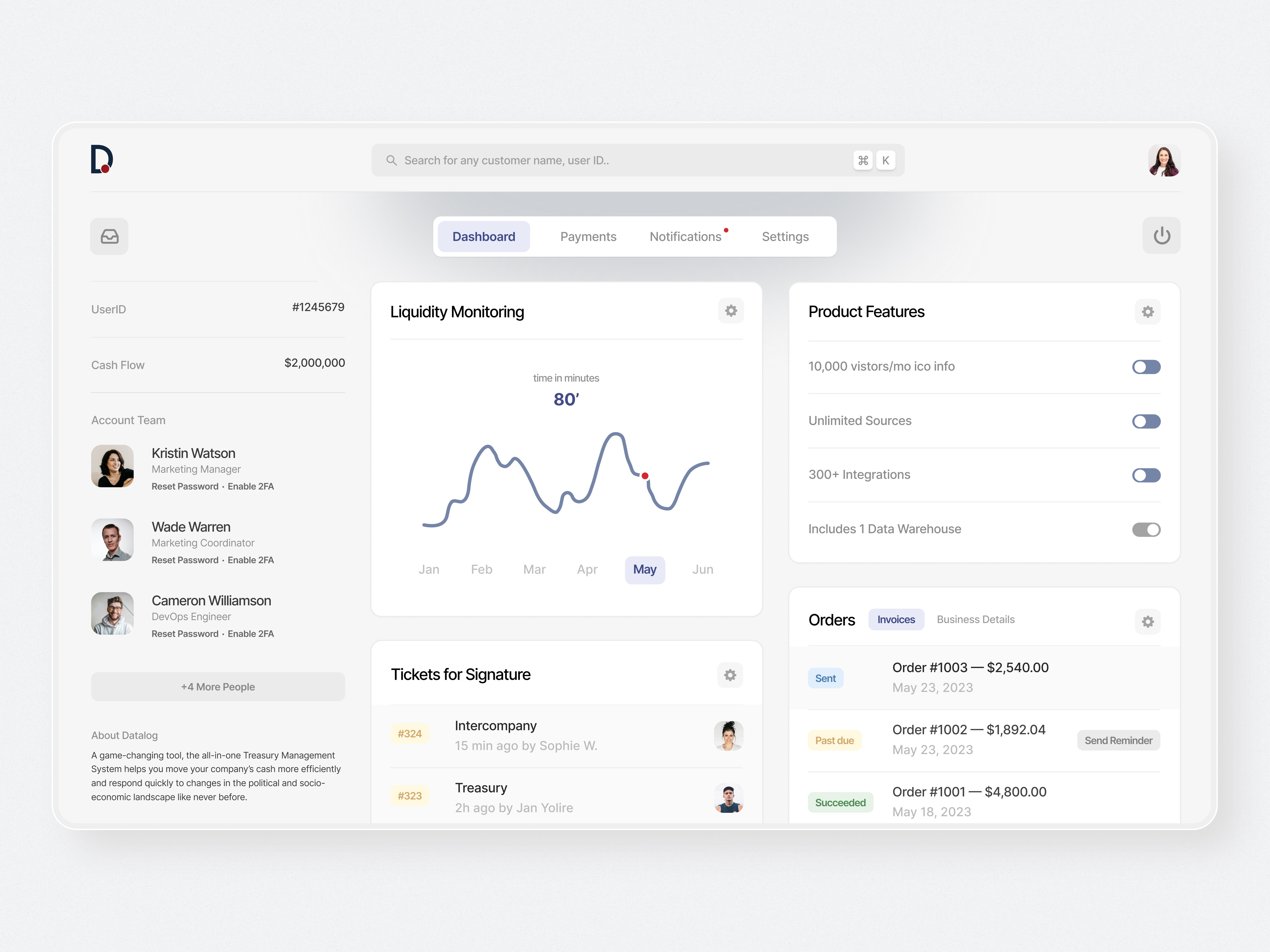 Datalog Branding Webpage