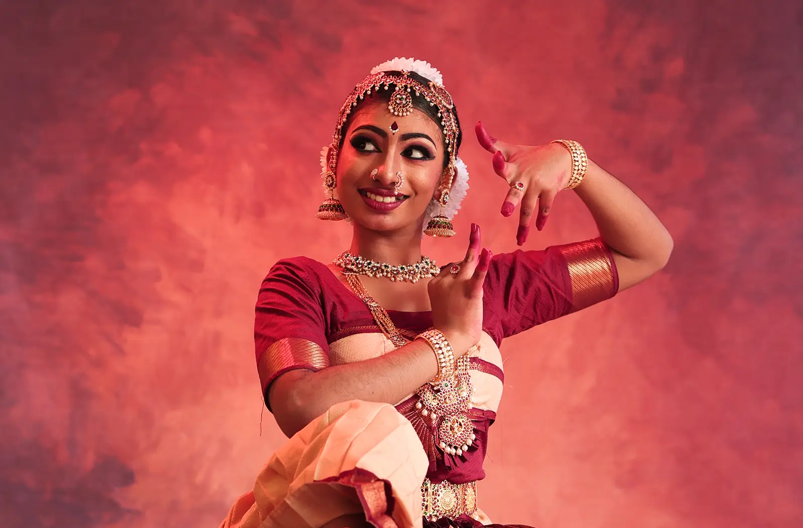 Bharatanatyam dancer