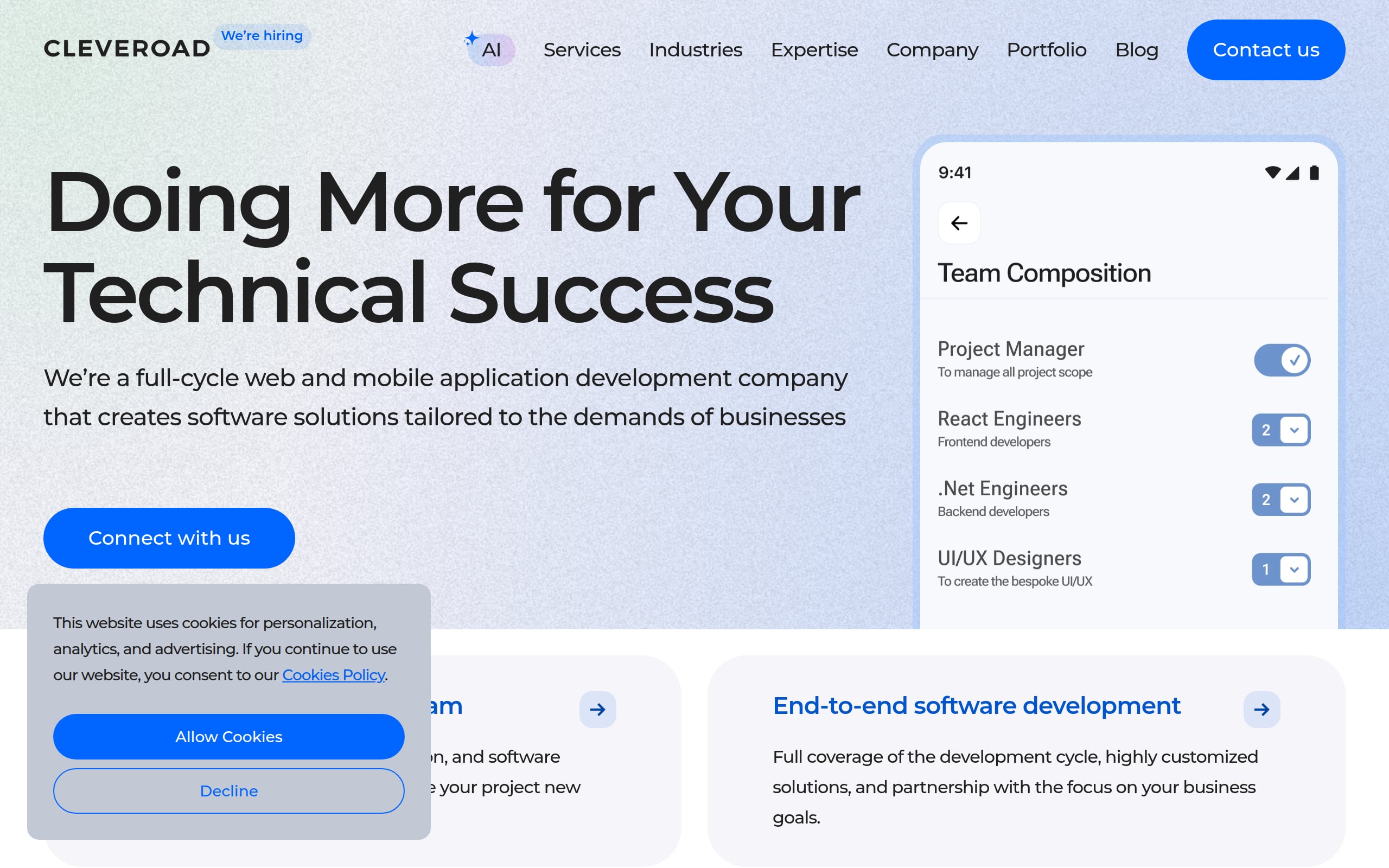 Cleveroad Screenshot