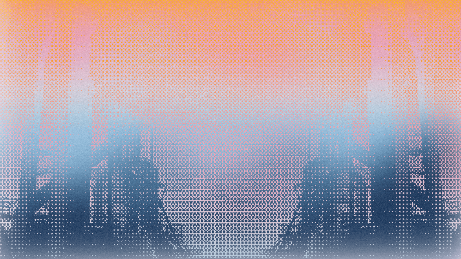 Sunset gradient with noise