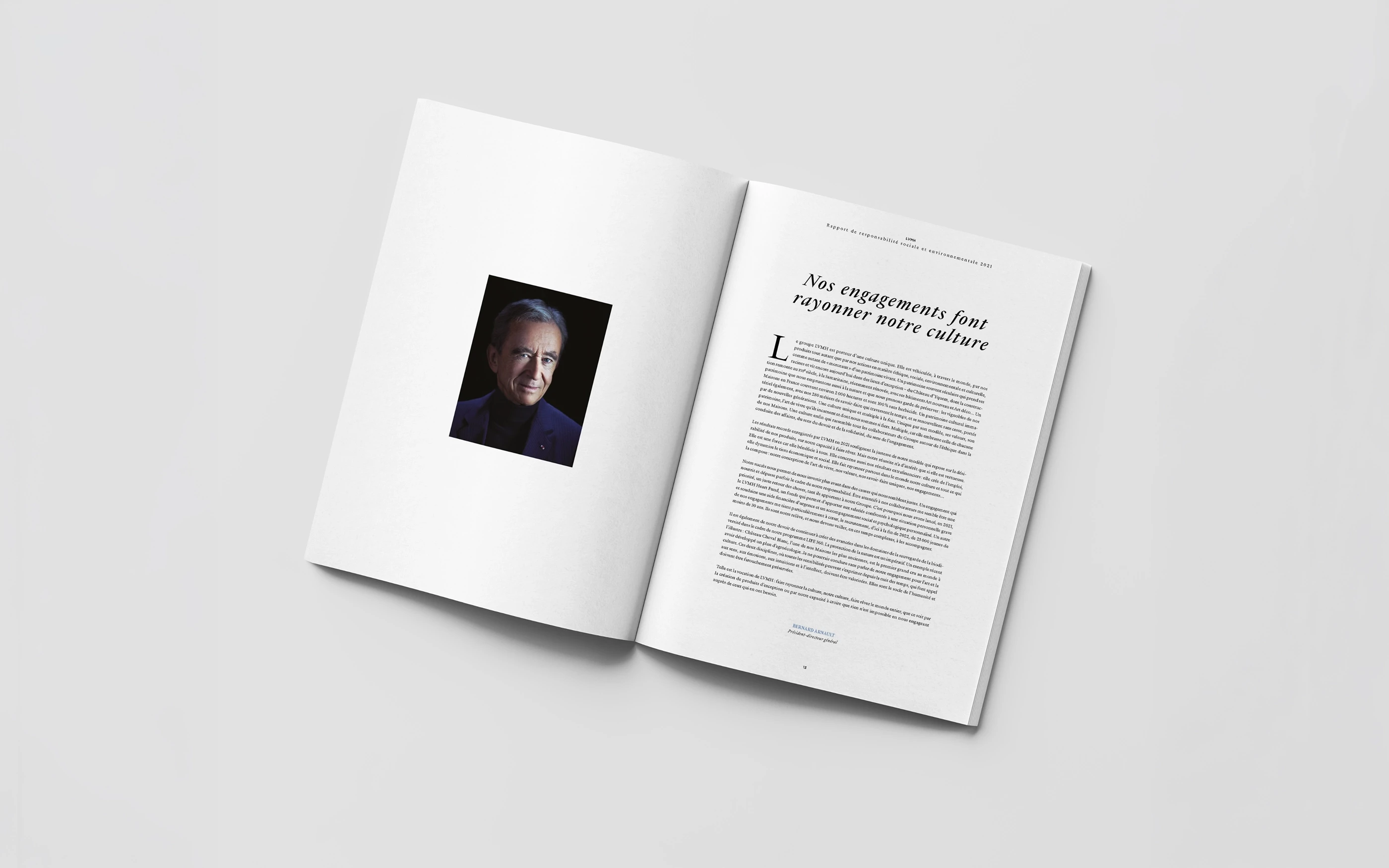 Rapport l'engagement LVMH