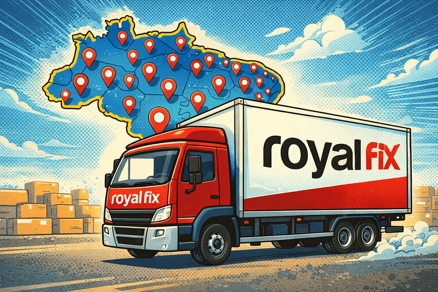royal fix distribuição em todo Brasil