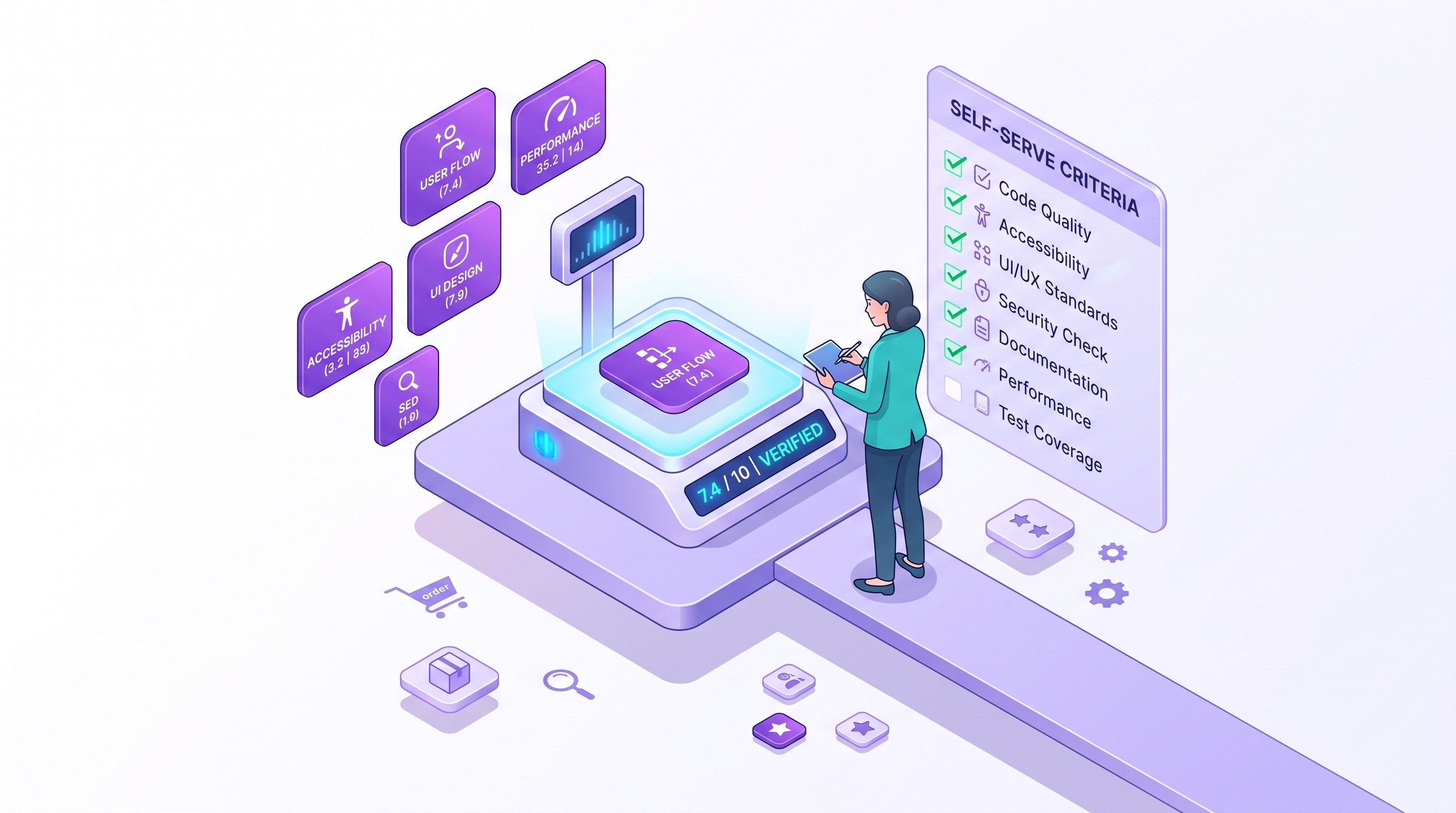 Merchant scoring Shopify order editing apps against customer self-serve criteria