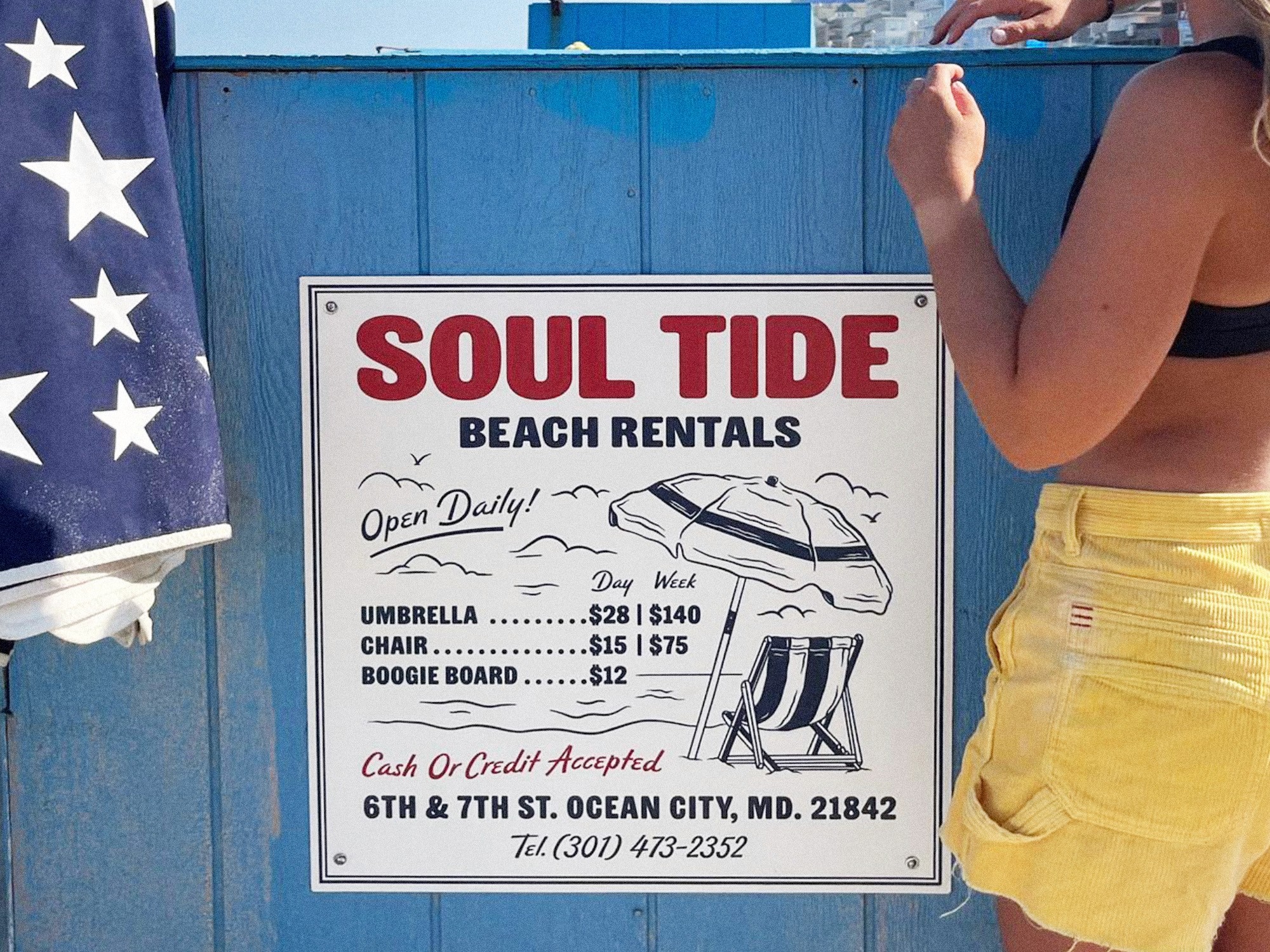 Soul Tide Beach Rentals Ocean City Maryland Signage Photo