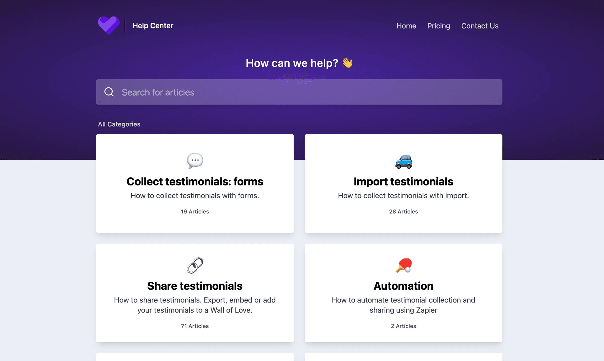 Senja support dashboard - helpkit
