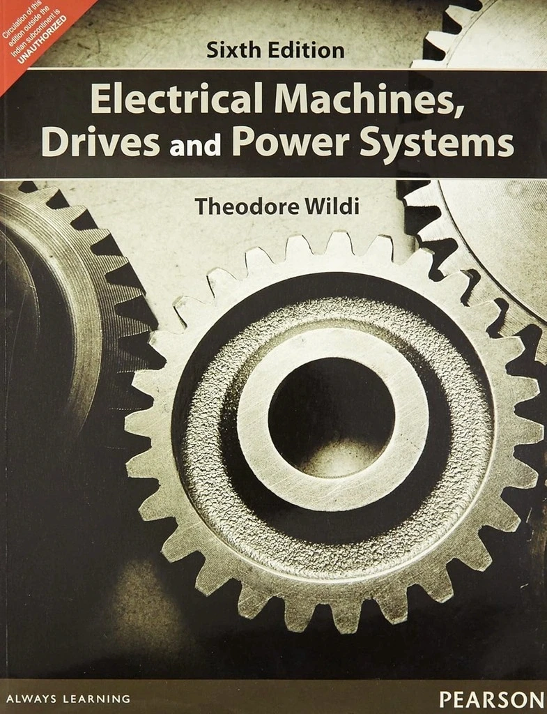 Book Cover Image - Electrical Machines, Drives & Power Systems