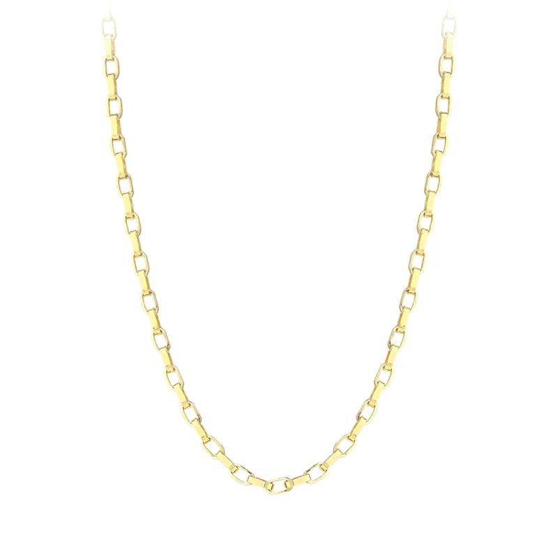 Zarif Assos Pırlanta 14 Ayar Altın Zincir Kolye Modeli