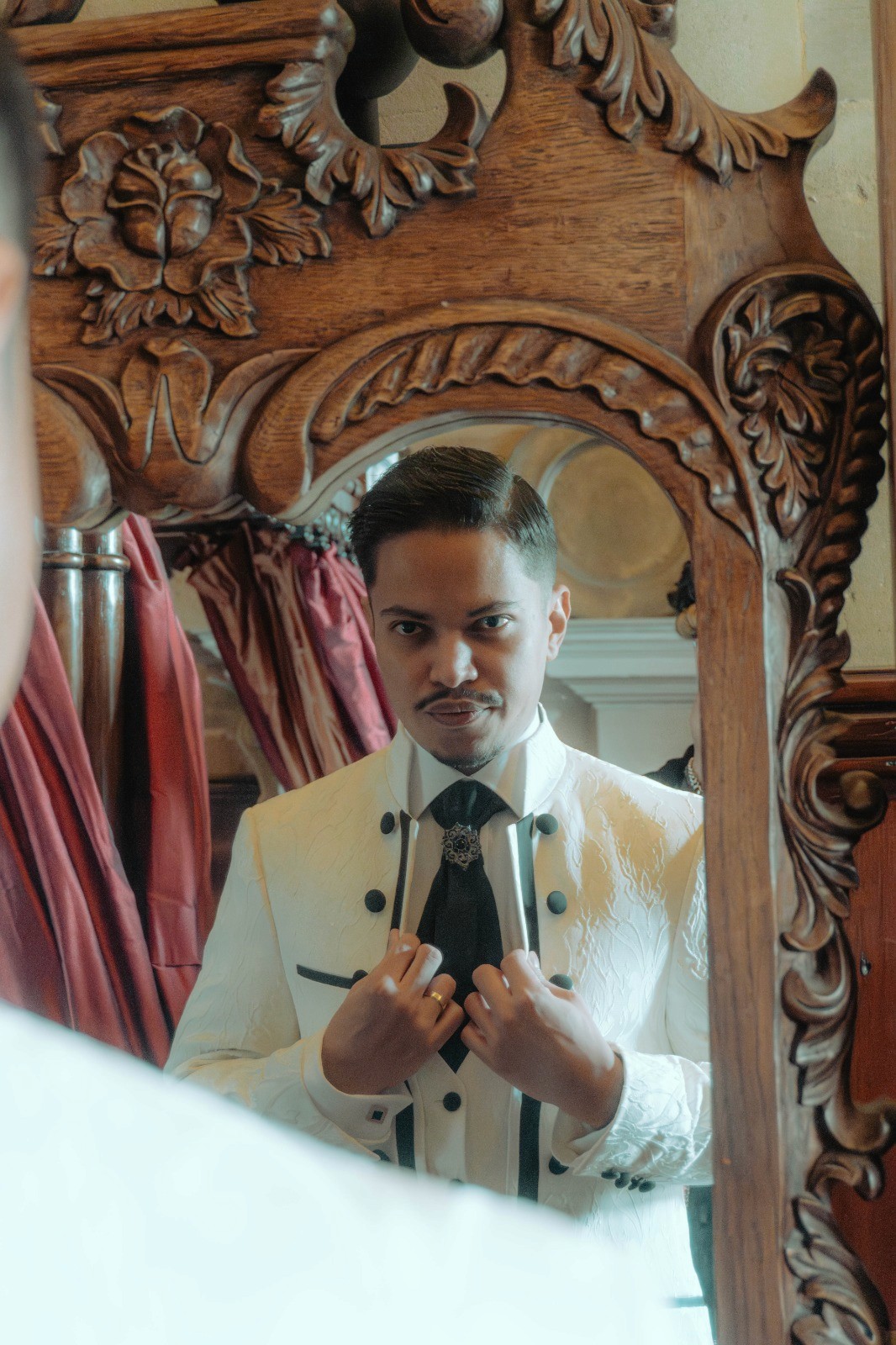 Creative portrait shot by Studio 222 with cinematic lighting