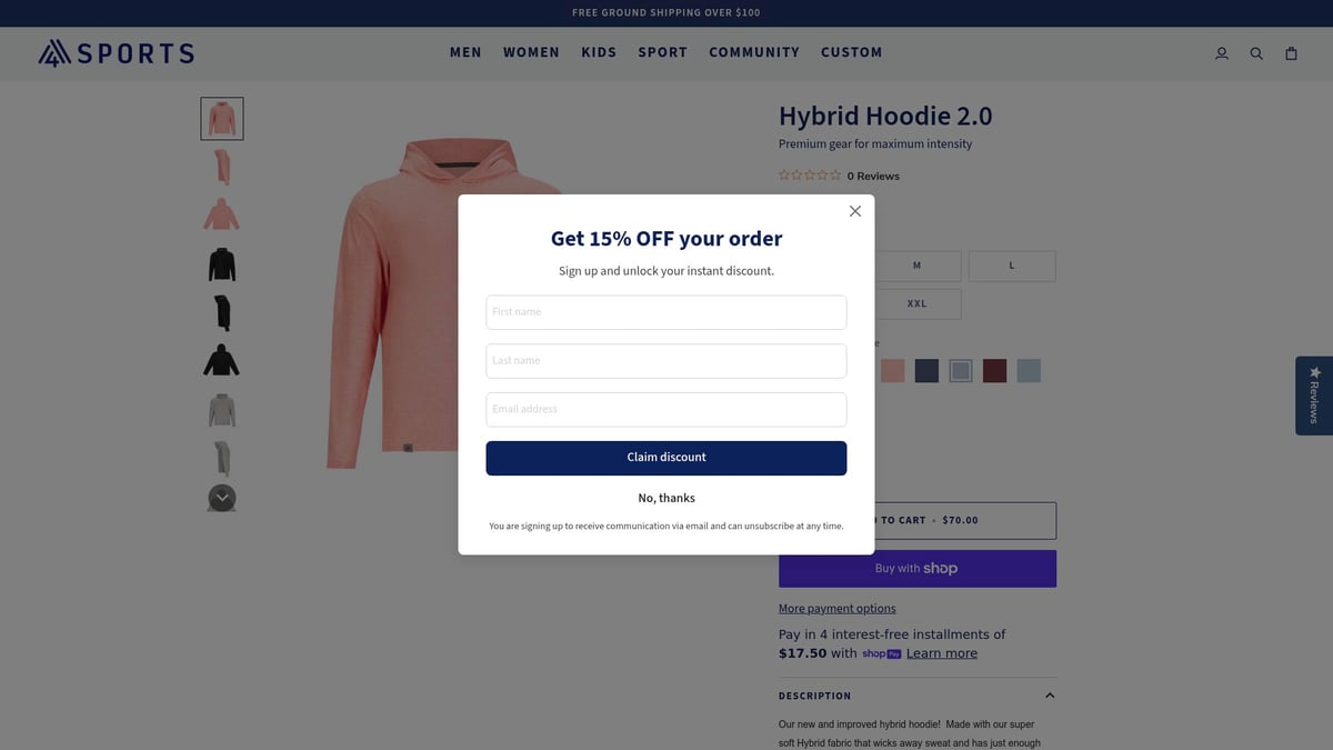 7 Must-Have Padel Hoodie Styles for 2026 - Hybrid Hoodie 2.0 - Tennis Heather Blue (M4 Sports) – $70