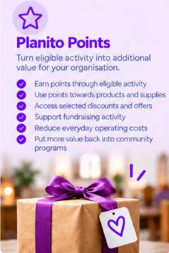 Plan fundraising campaigns, events and key dates with the Planito fundraising calendar