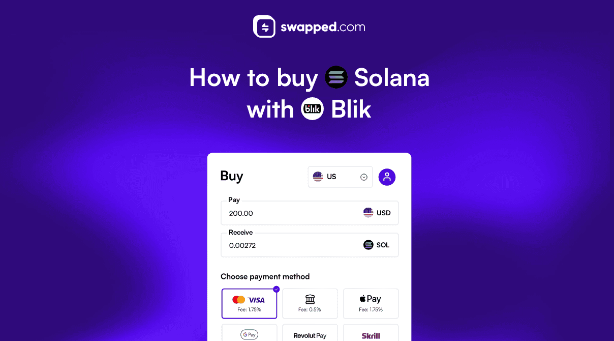 How to buy Solana (SOL) with Blik