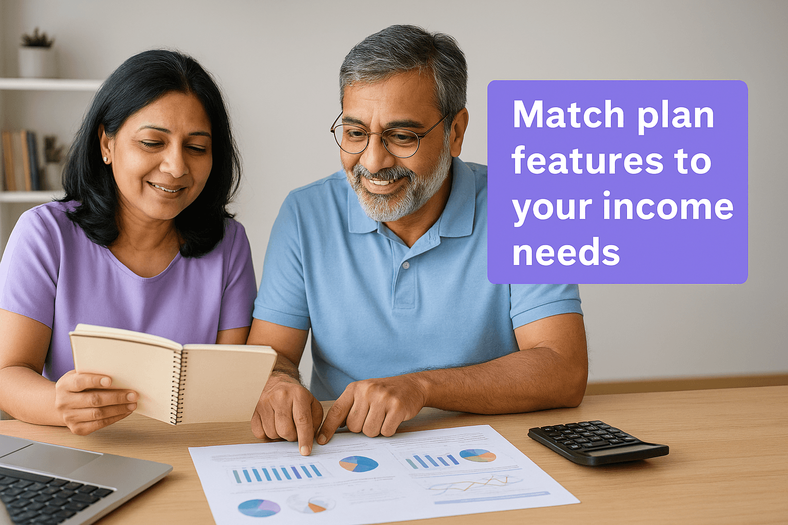 Match plan features to your income needs