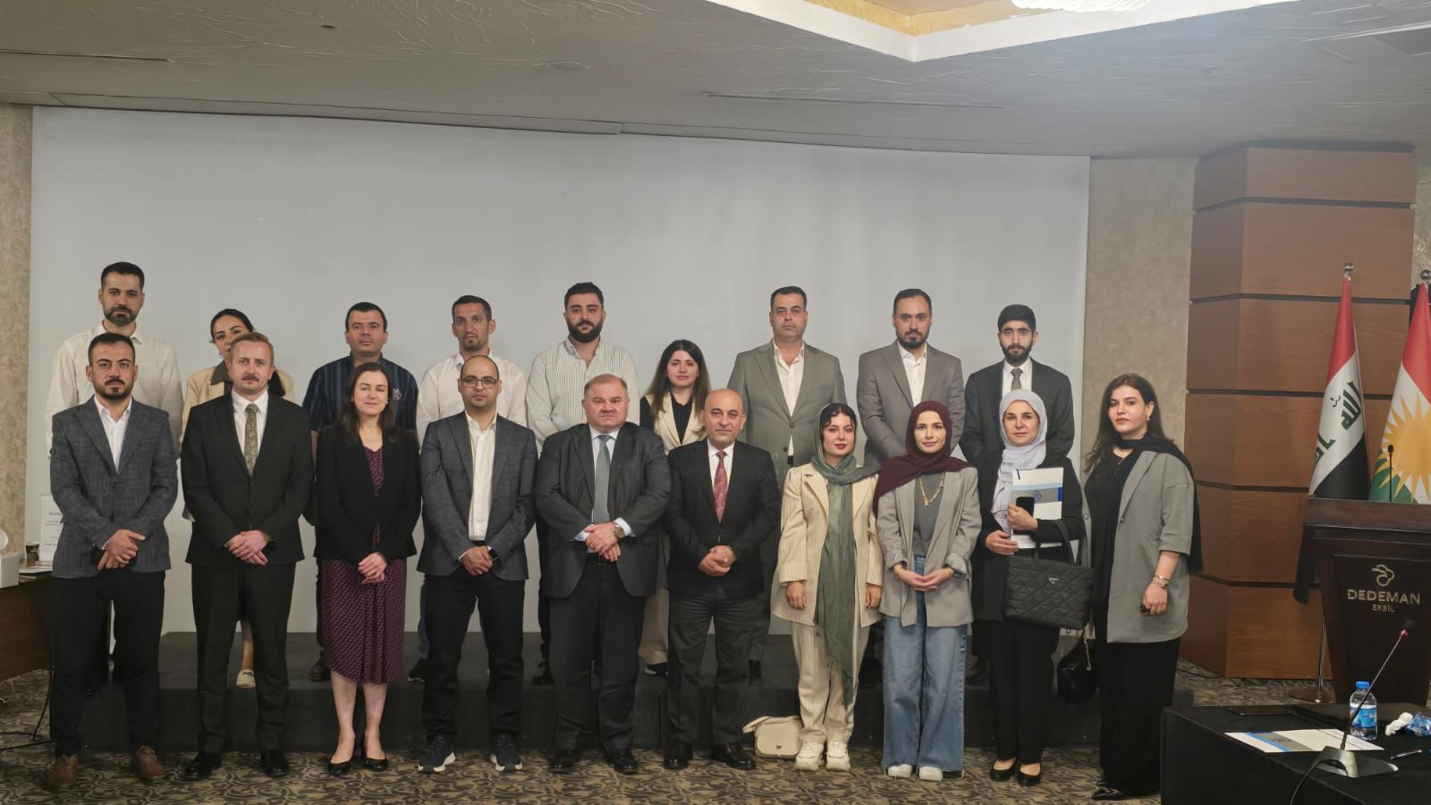 Participants at an Iraq and Kurdistan Region workshop.