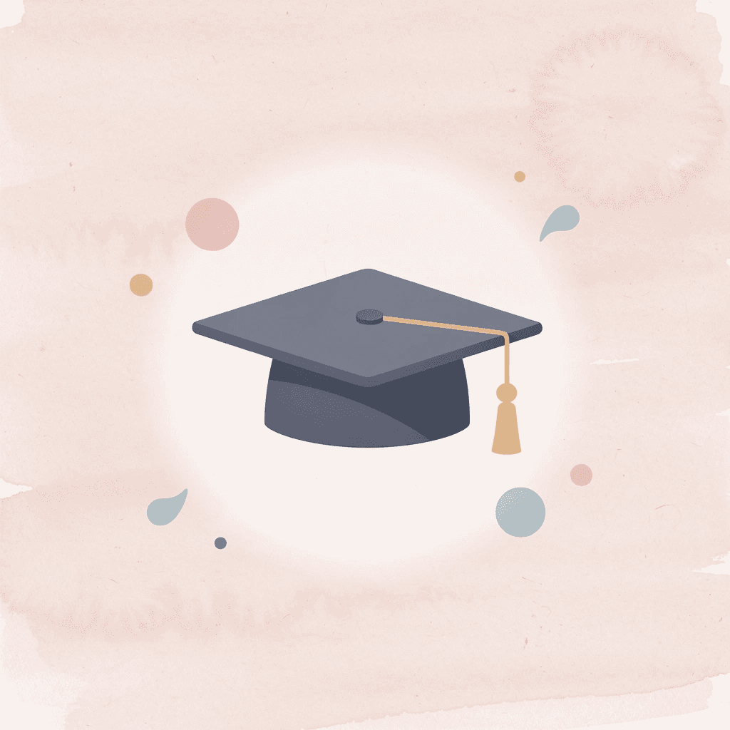 Graduation cap icon representing Notre Dame college admissions
