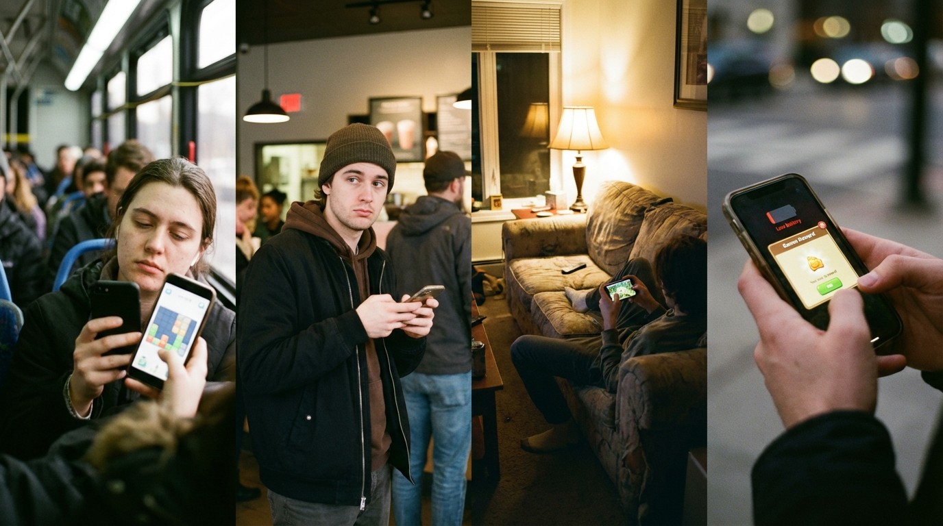 People with phone in hands