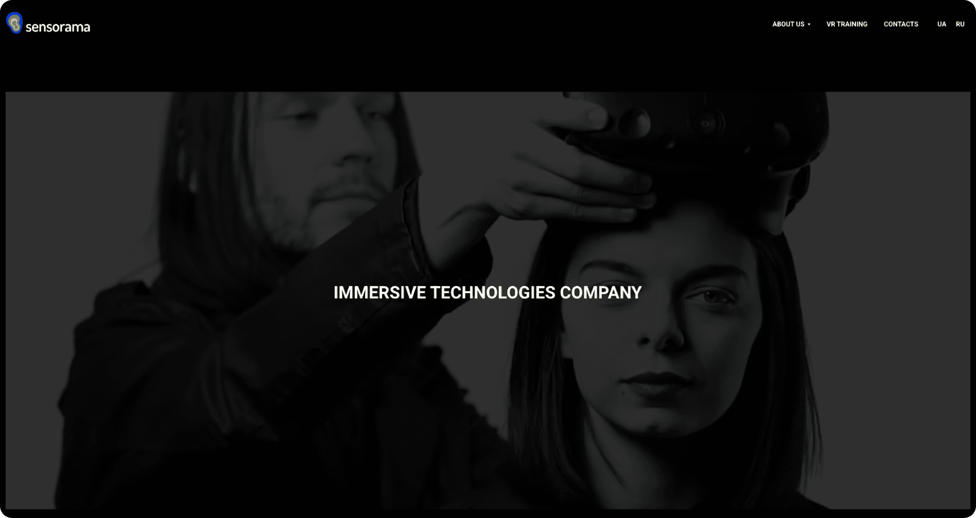 Sensorama Website Home Page