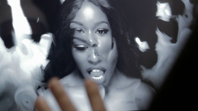 distorted photo of a woman