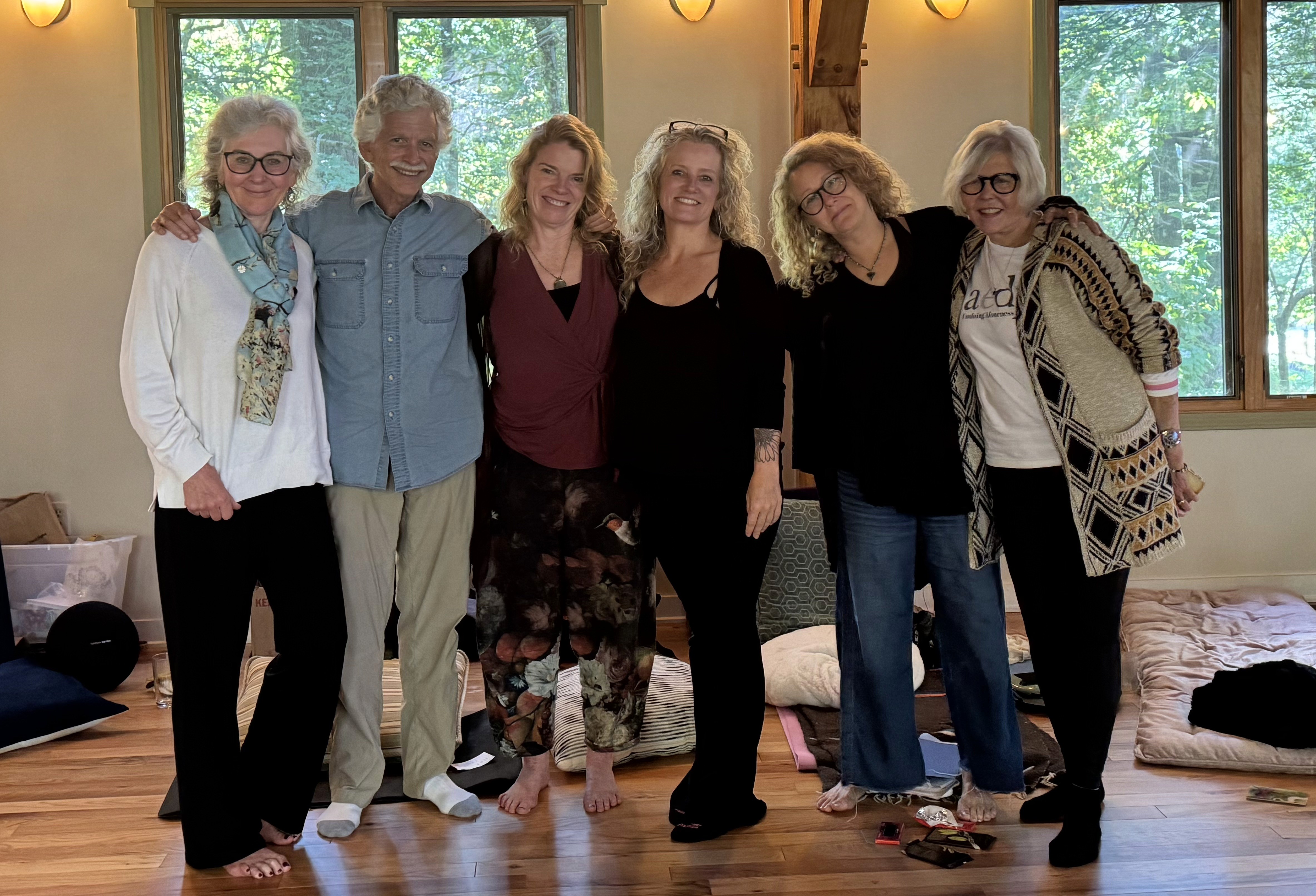 Sandy Newes and colleages/students at a KAP retreat