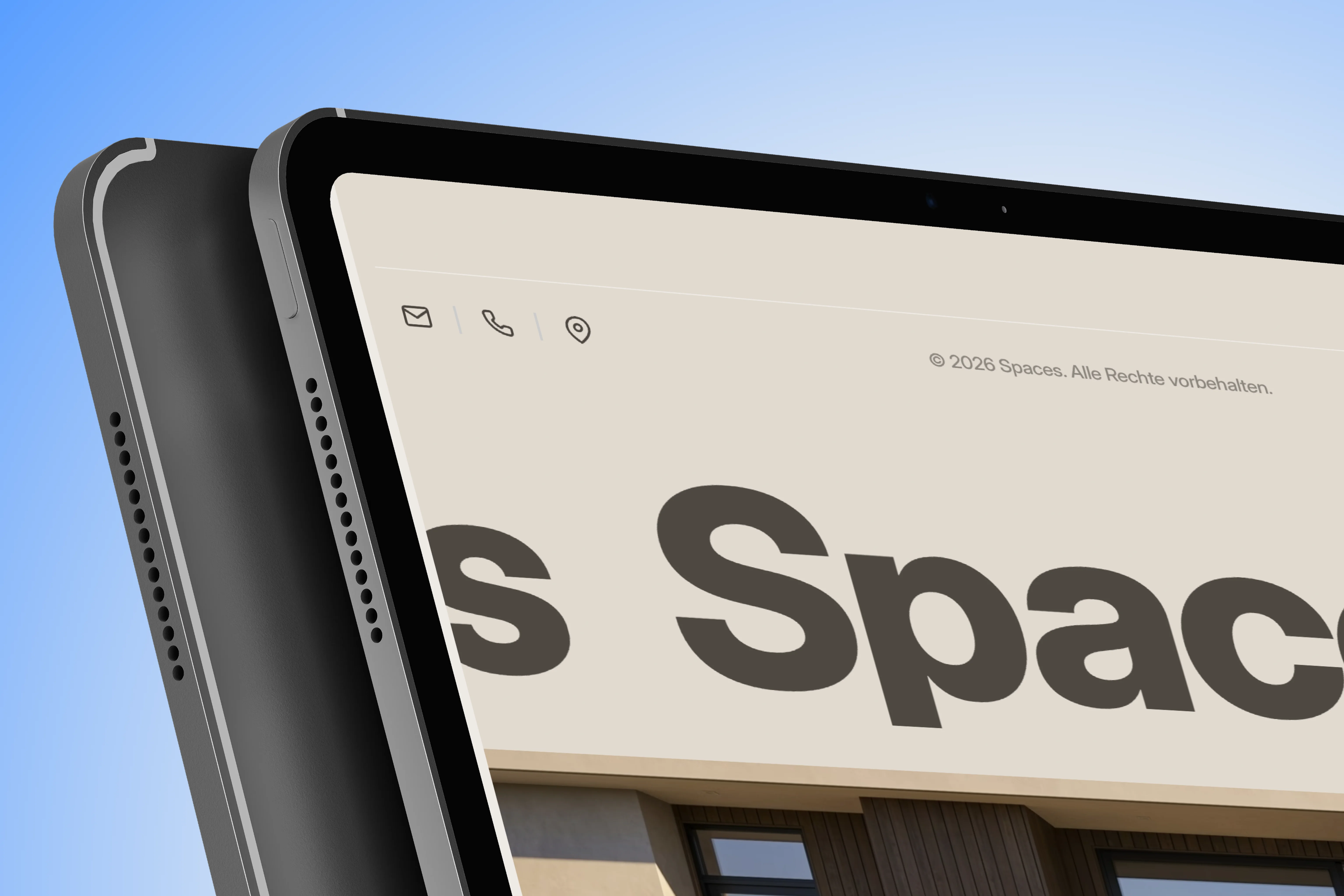 Spaces Mockup Tablet