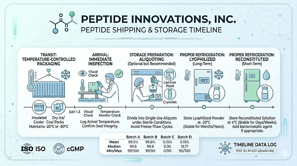 Simple Peptide tirzepatide shipping timeline and storage requirements
