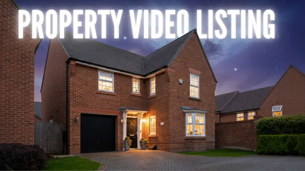 Property video listing created by Filmorite Ltd for estate agent online marketing.