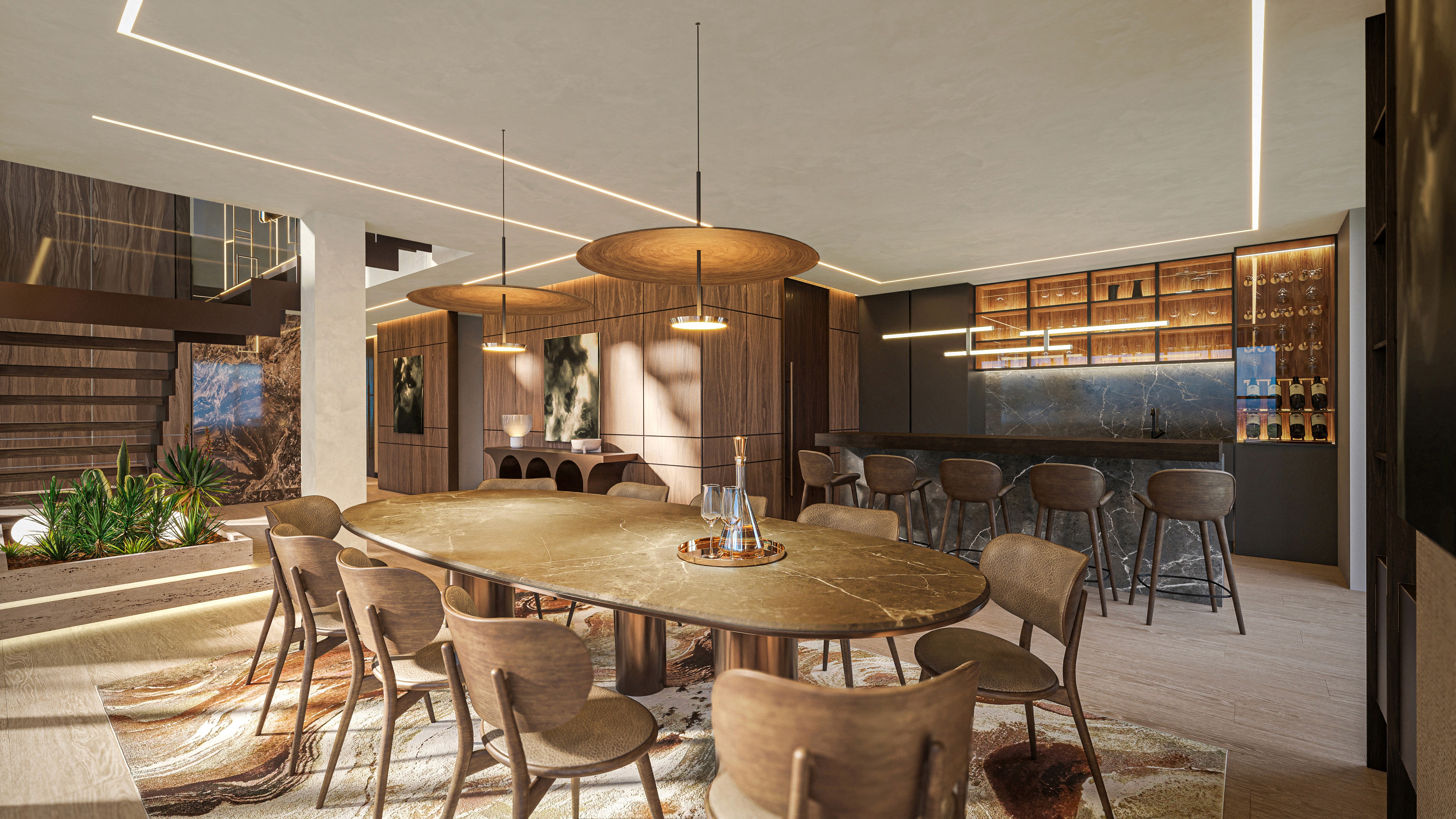 Photorealistic architectural visualisation created by pixelspaces Australia for residential, commercial and mixed-use developments, showcasing design detail, materials and lighting