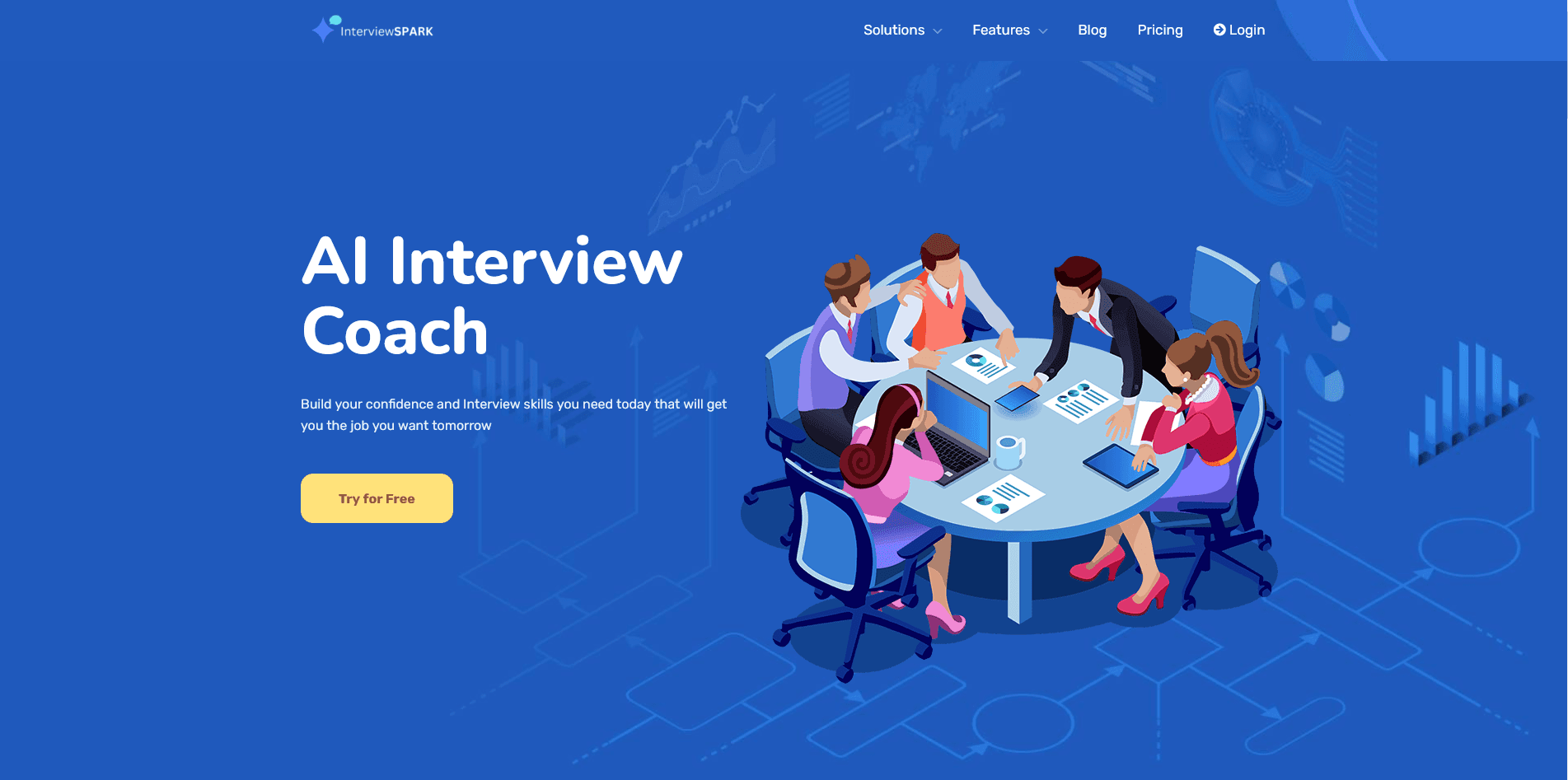 InterviewSpark Home Page