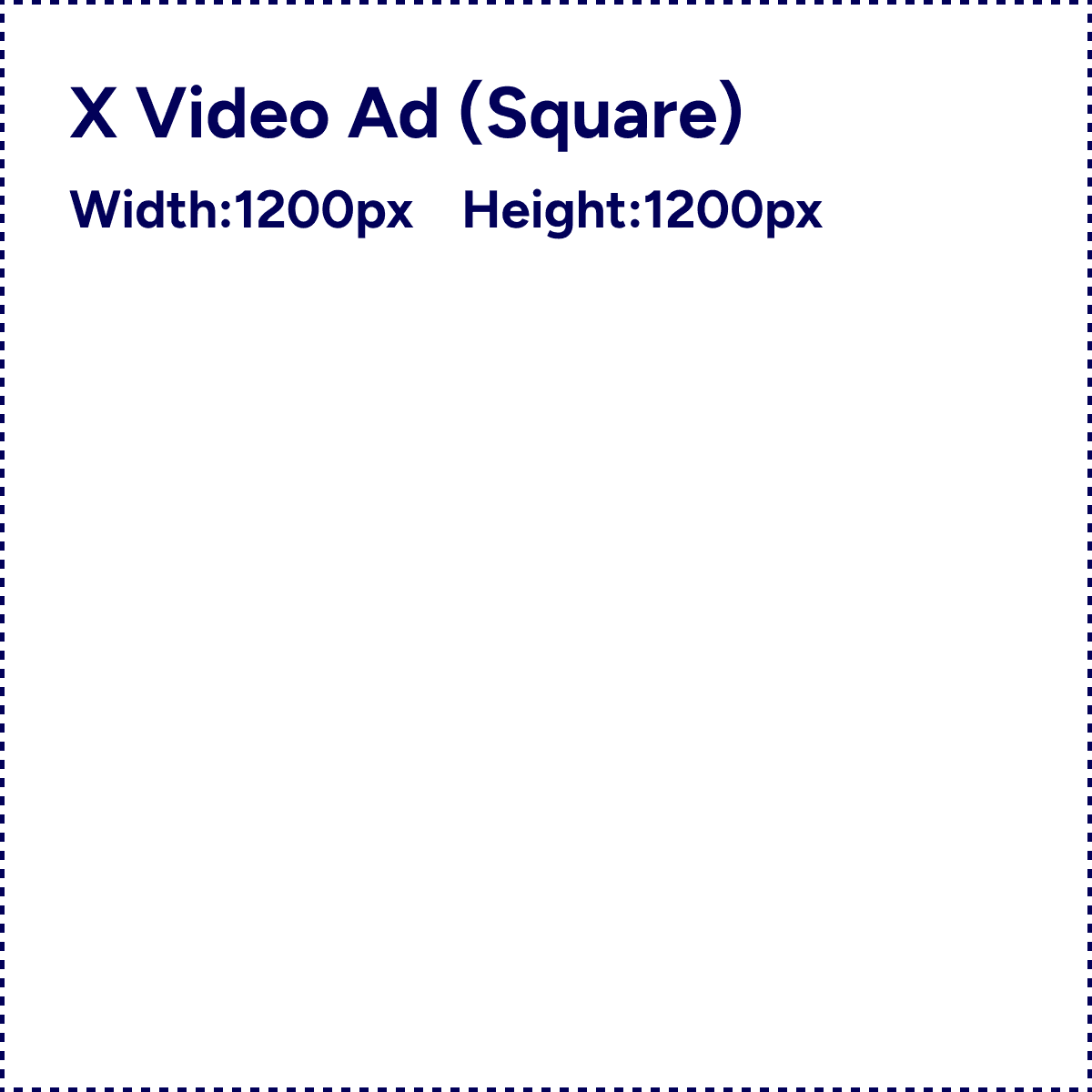 X Video Ad (Square) 1200x1200