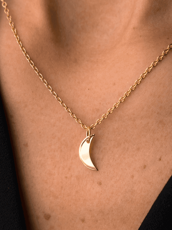 Moon phase jewelry mobile hero image