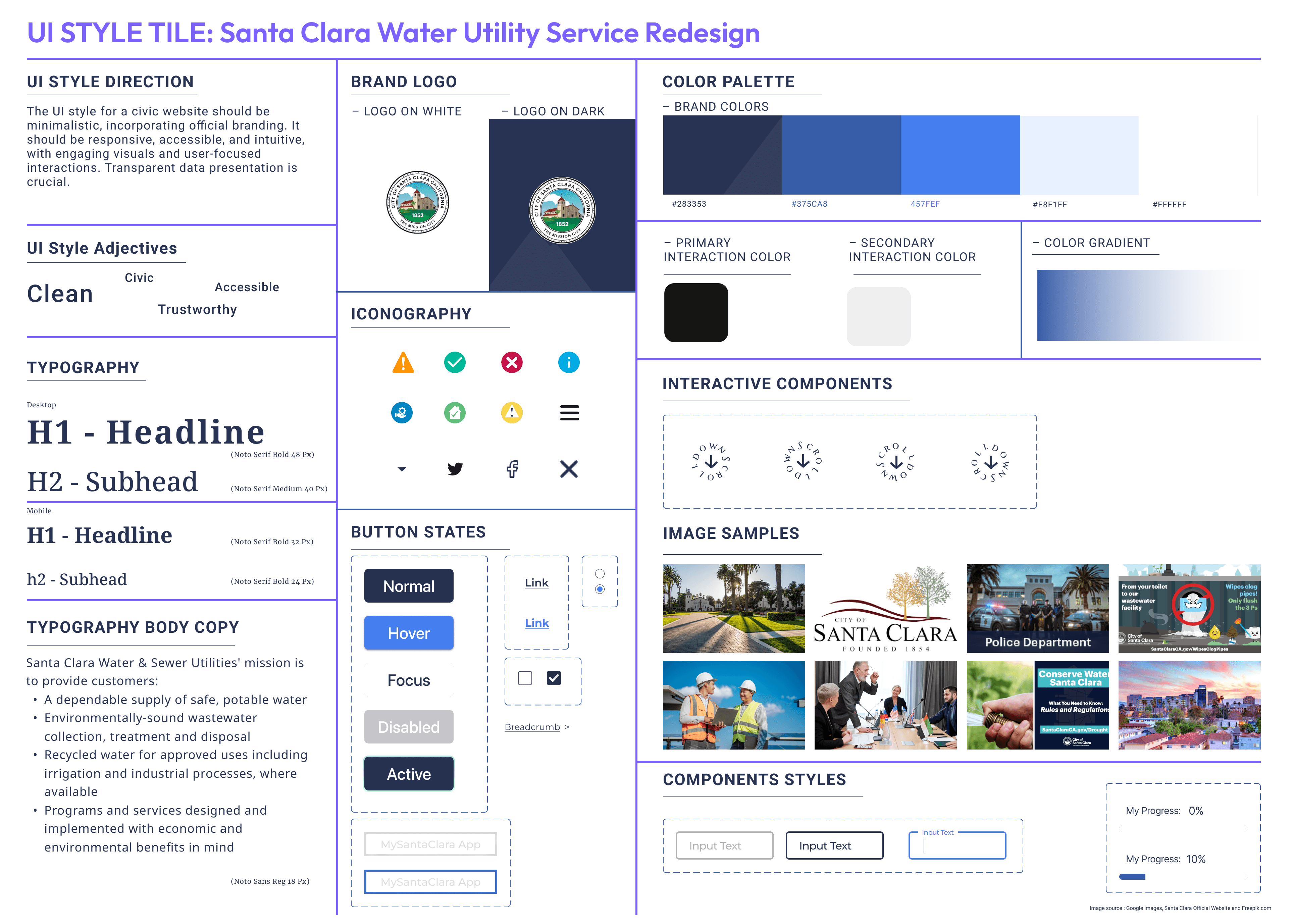 Santa Clara's New Style guide