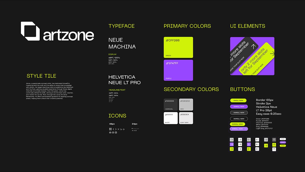 Family standing in a lush green field with tractor.