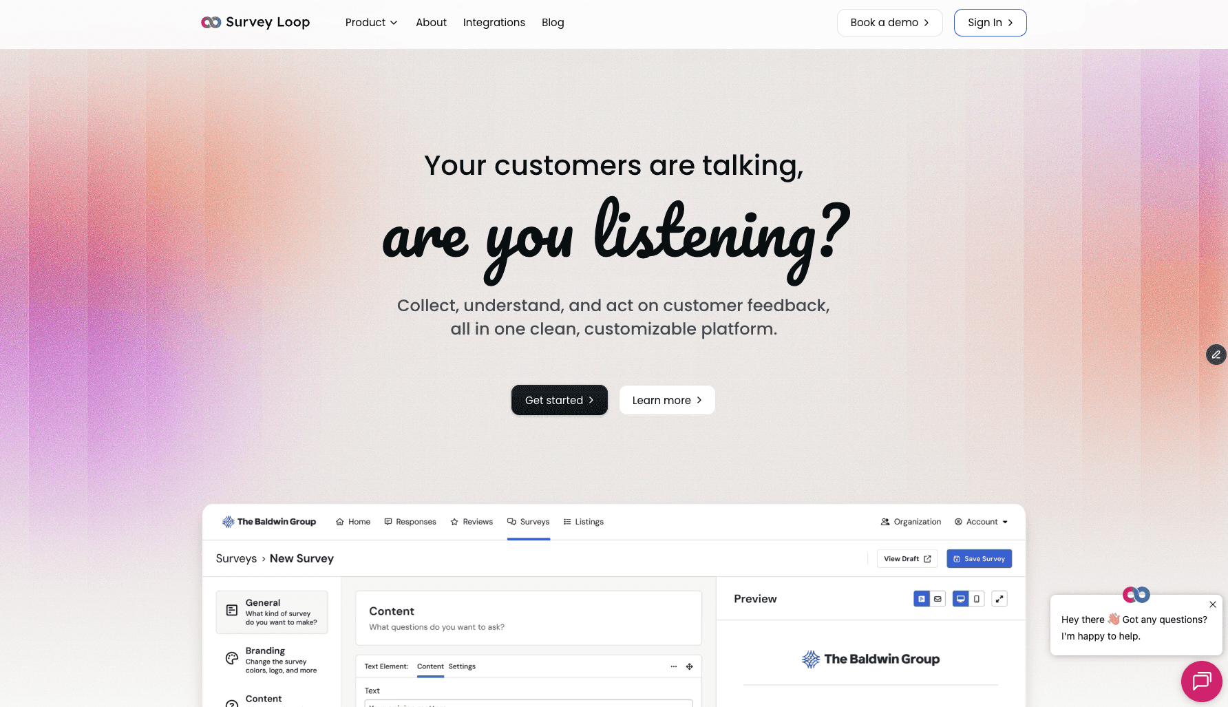 Banking Landing Page - Hero Section