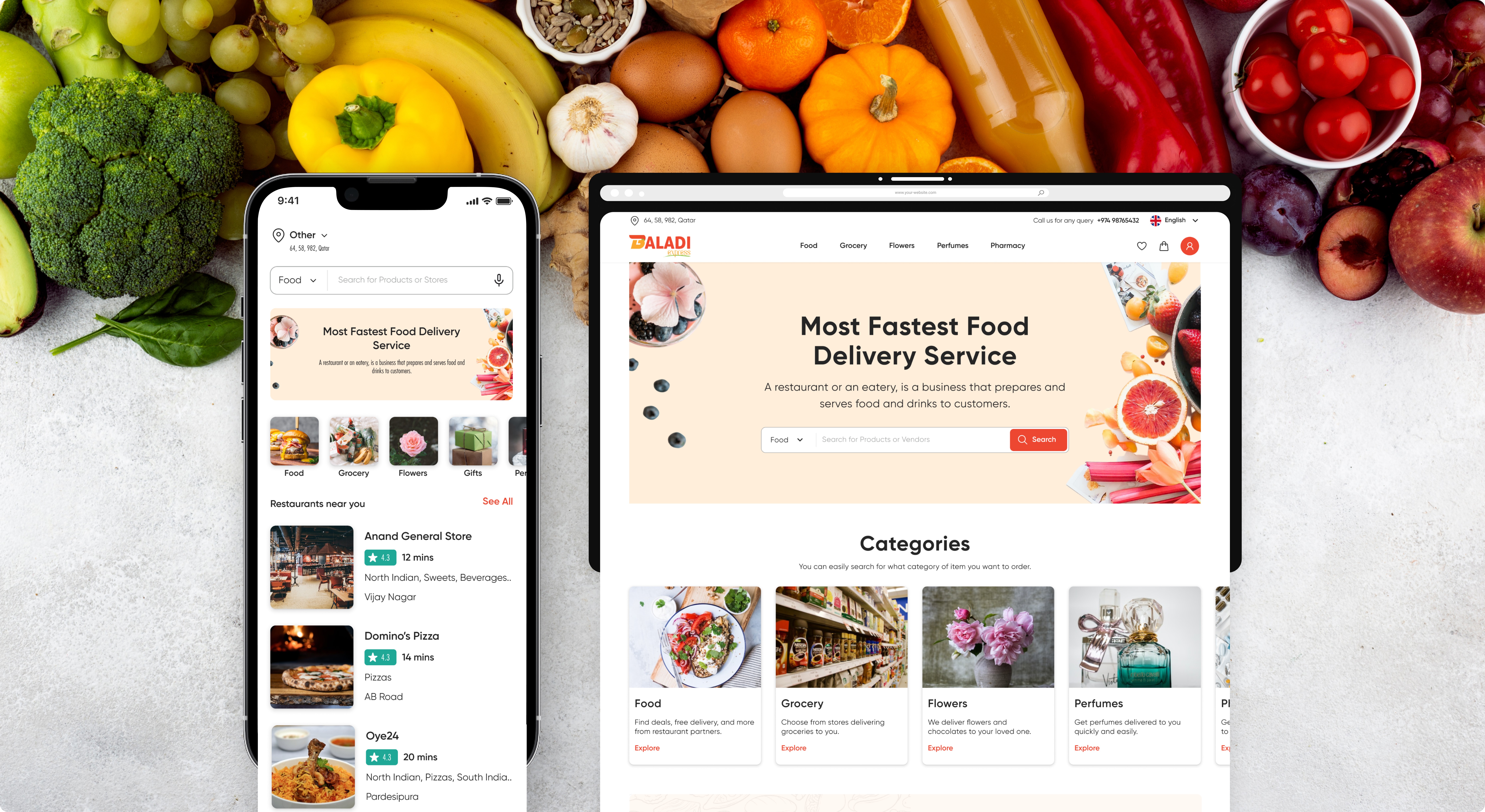 Laptop showing Bloomy UI