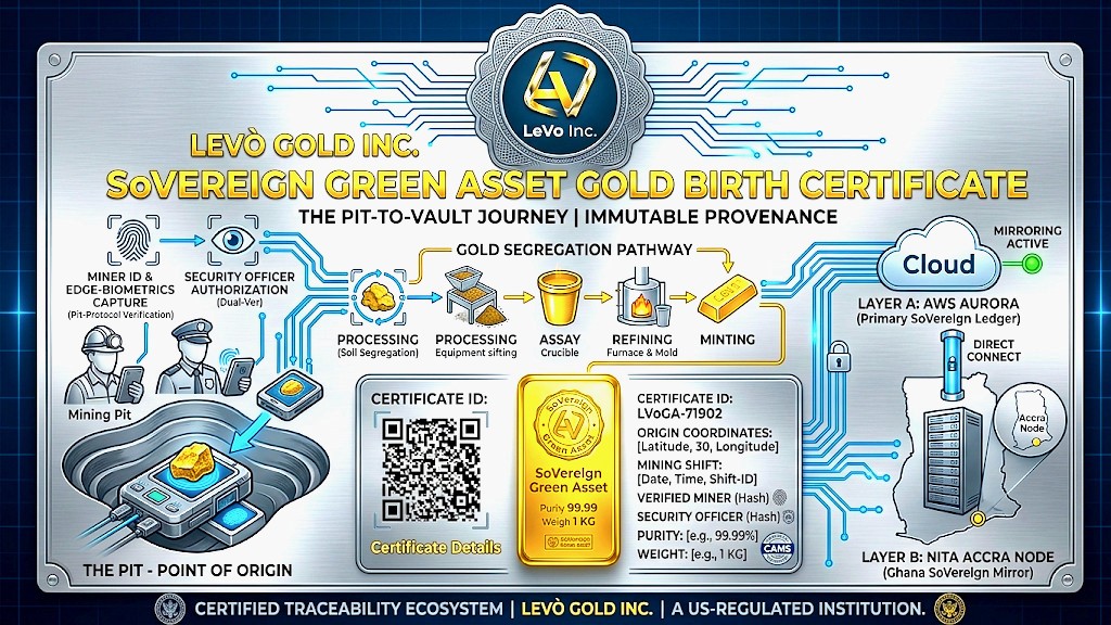 Immutable Provenance Architecture: From Pit-to-Vault Digital Assay Handshake for Bank of Ghana compliance.
