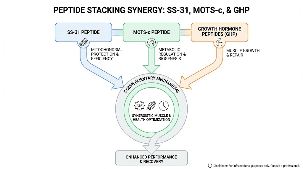 SS-31 peptide stacking guide for bodybuilding
