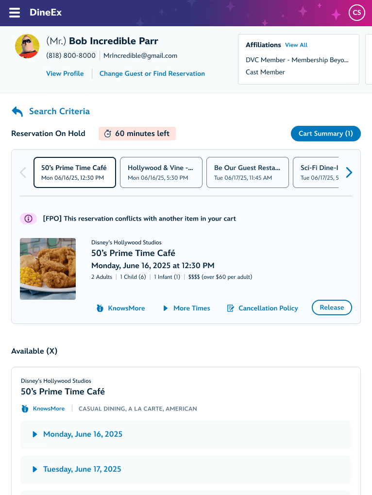 Senior Product Design for Disney Experiences