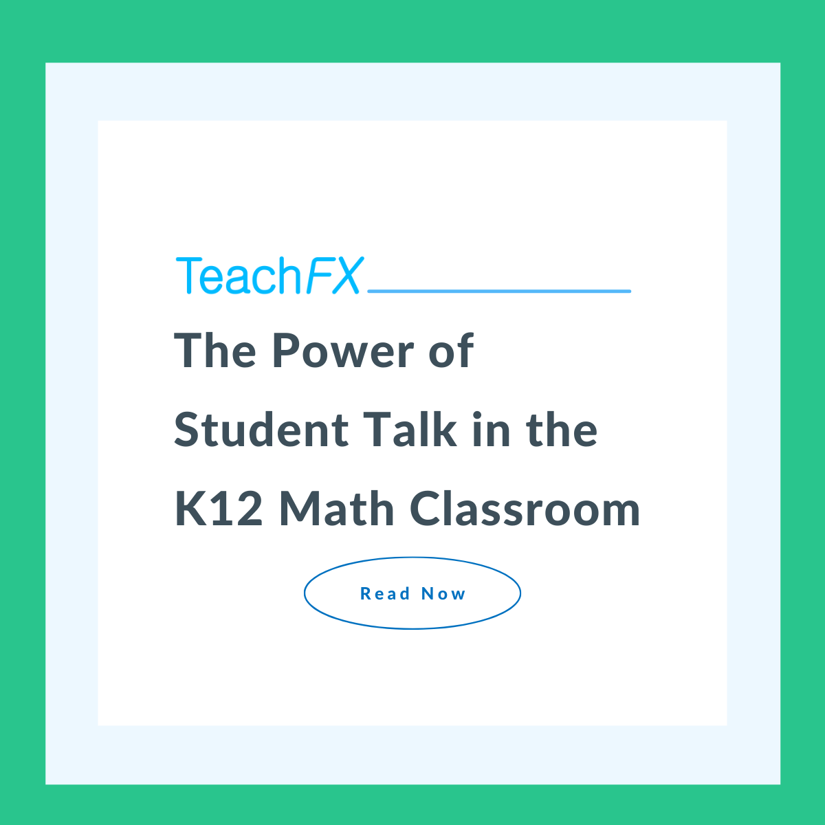 The Power of Student Talk in the K12 Math Classroom