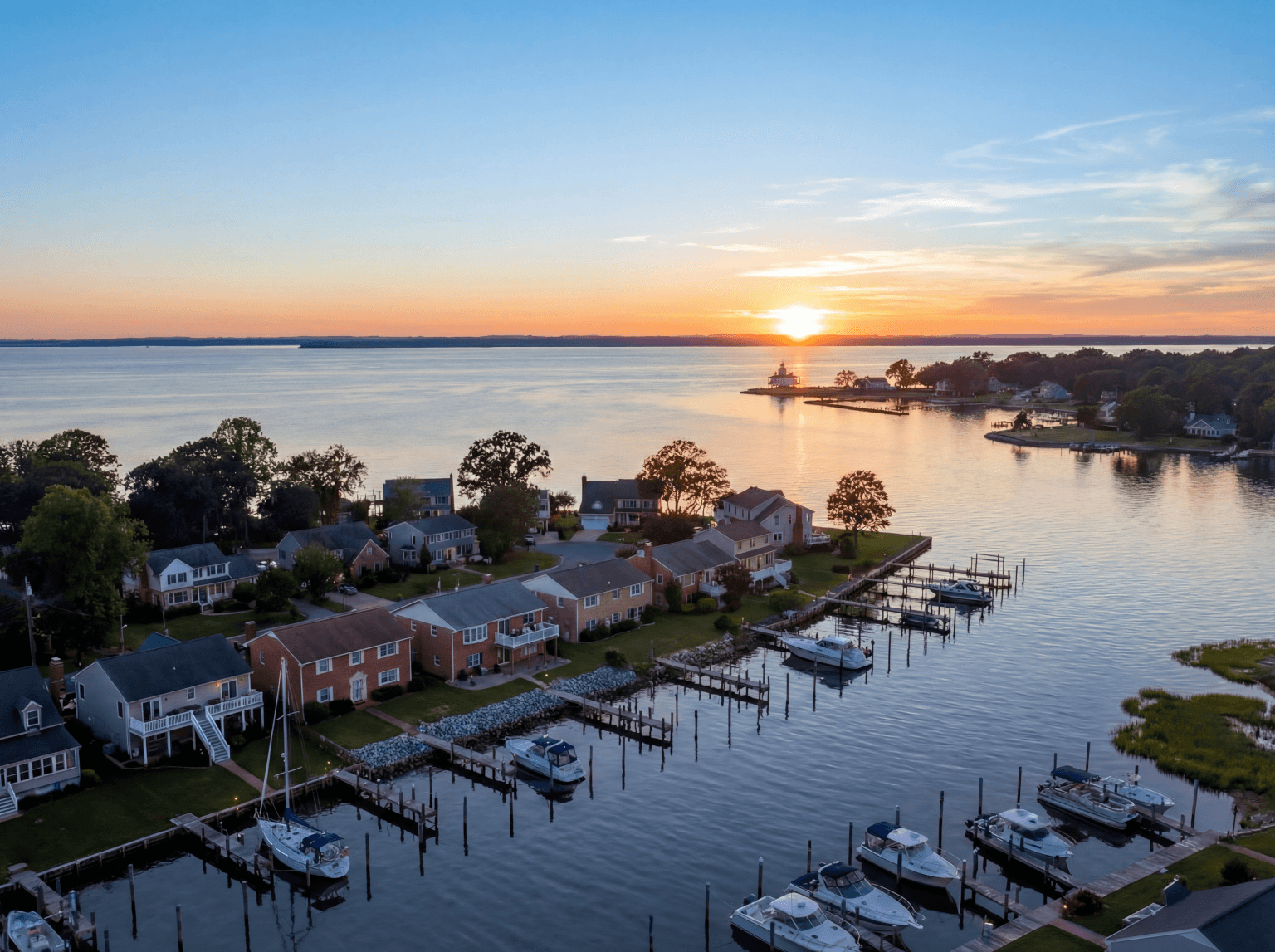 Waterfront homes near Pasadena, MD