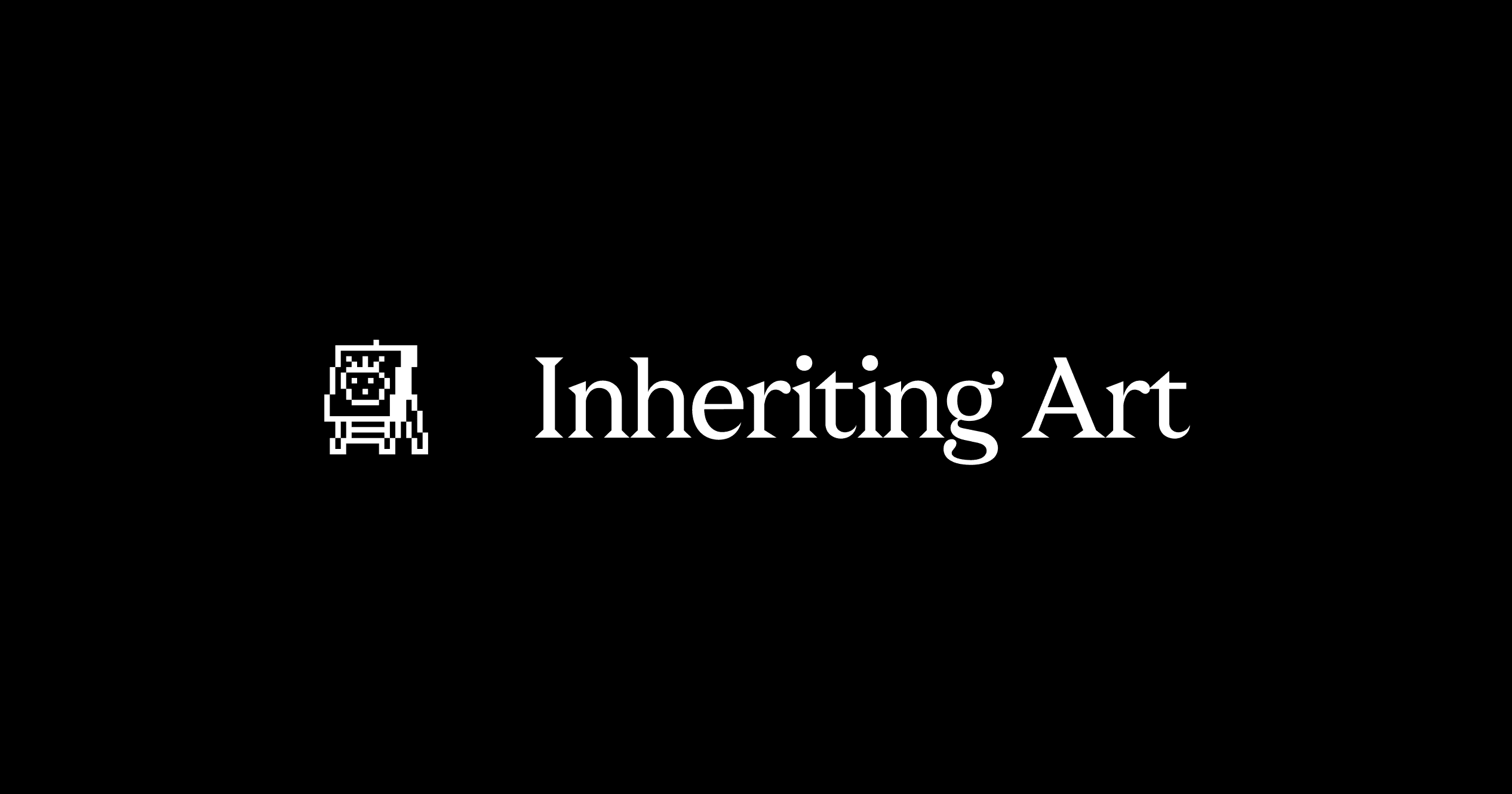 Inheriting Art text in the center with icon