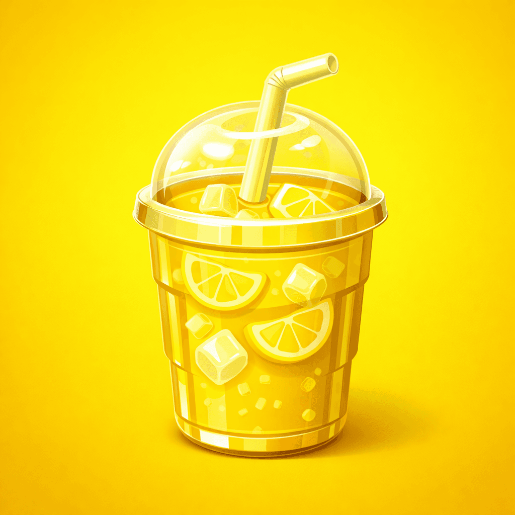 Lemonade drink artwork for Lemonade SMP
