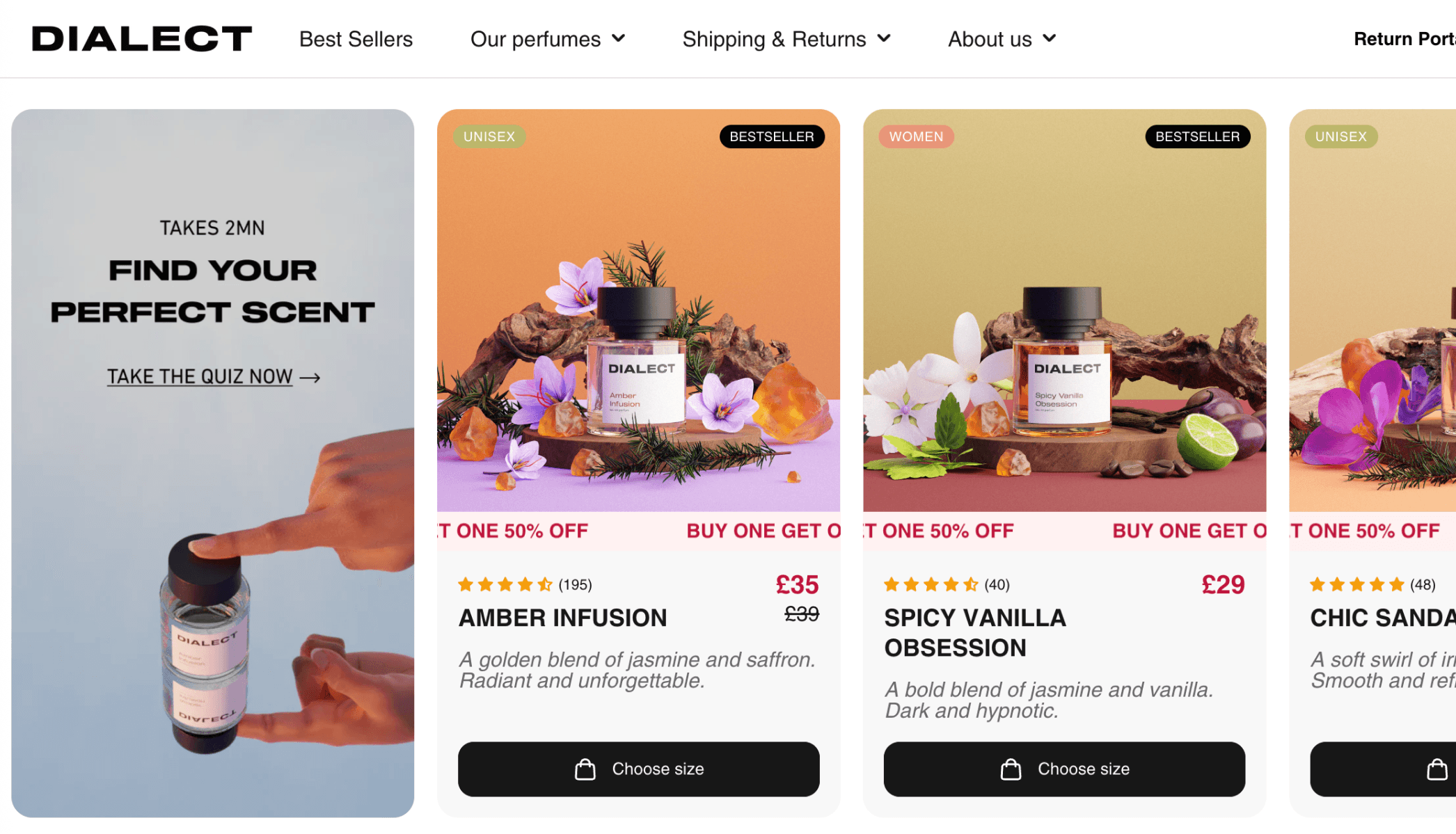 Dialect Fragrance Digital Twins Ecommerce