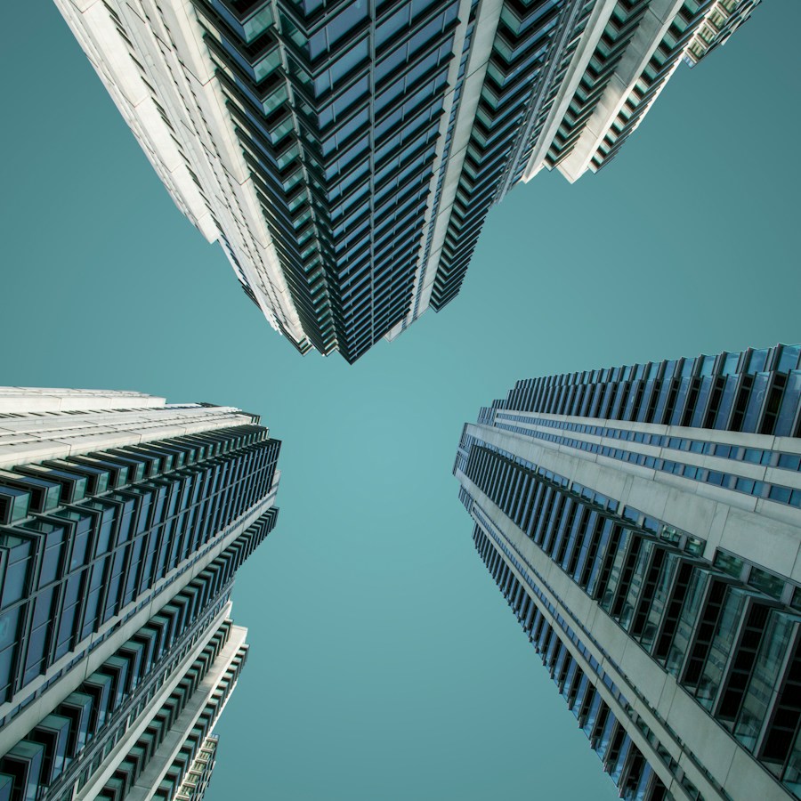 Office towers in London