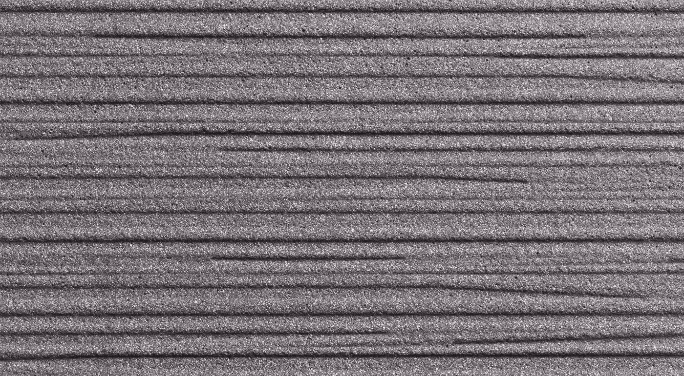 Rieder facade panel with texture twine, surface ferro plus and colour merlot.