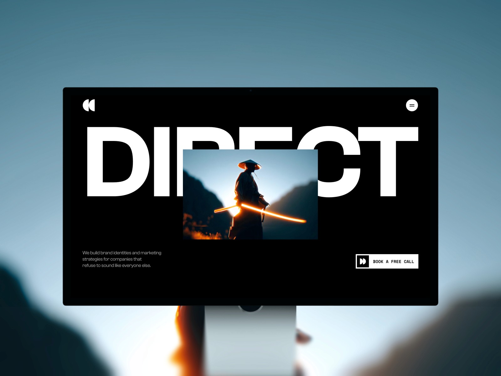 Direct — 高级暗黑极简创意机构官网设计灵感