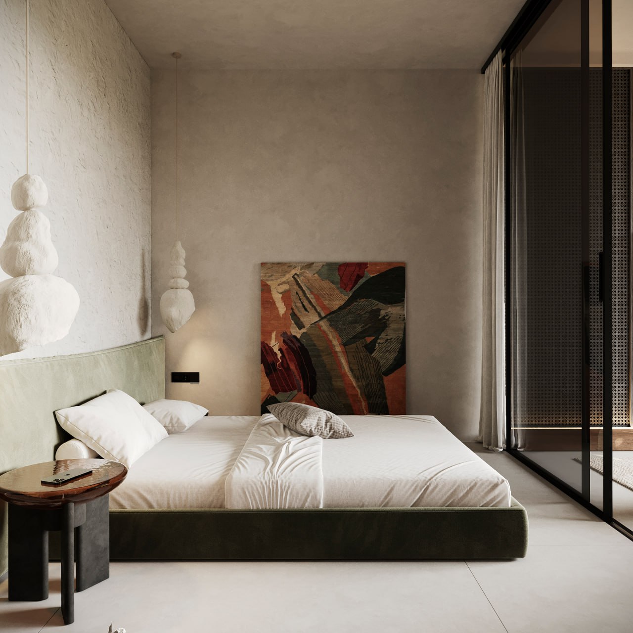 An apartment located on the 2nd floor with a direct tropical forest view in Secret by INSHI complex, Ubud